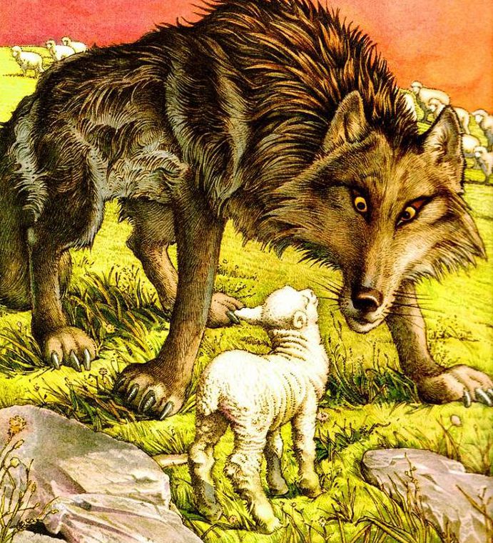 Басня "Волк и Ягненок"