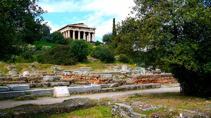 Excavations of agora