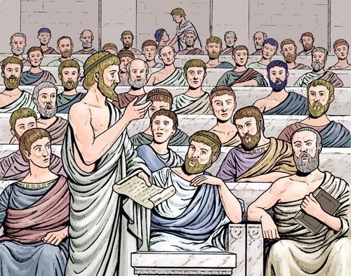 Греки на собрании