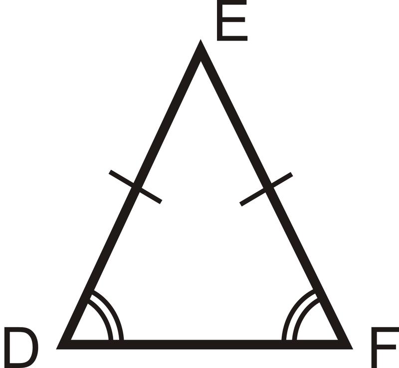 Равнобедренный треугольник DEF