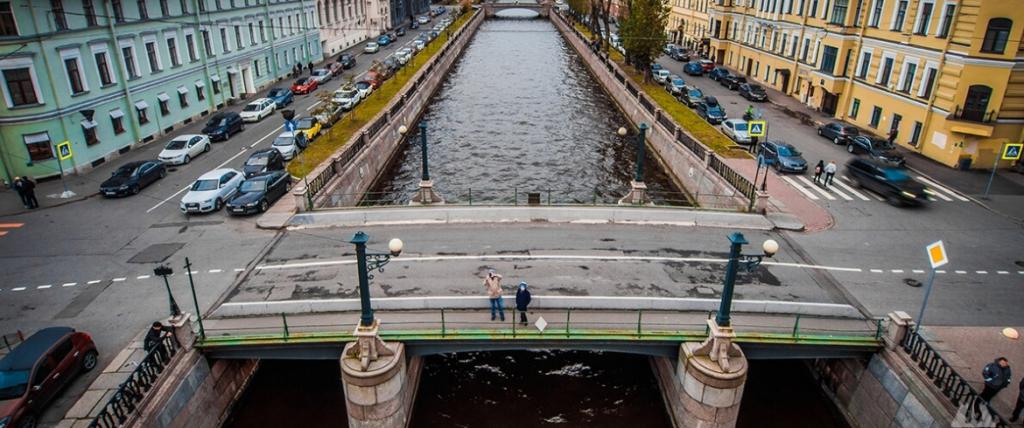 Trade bridge top view