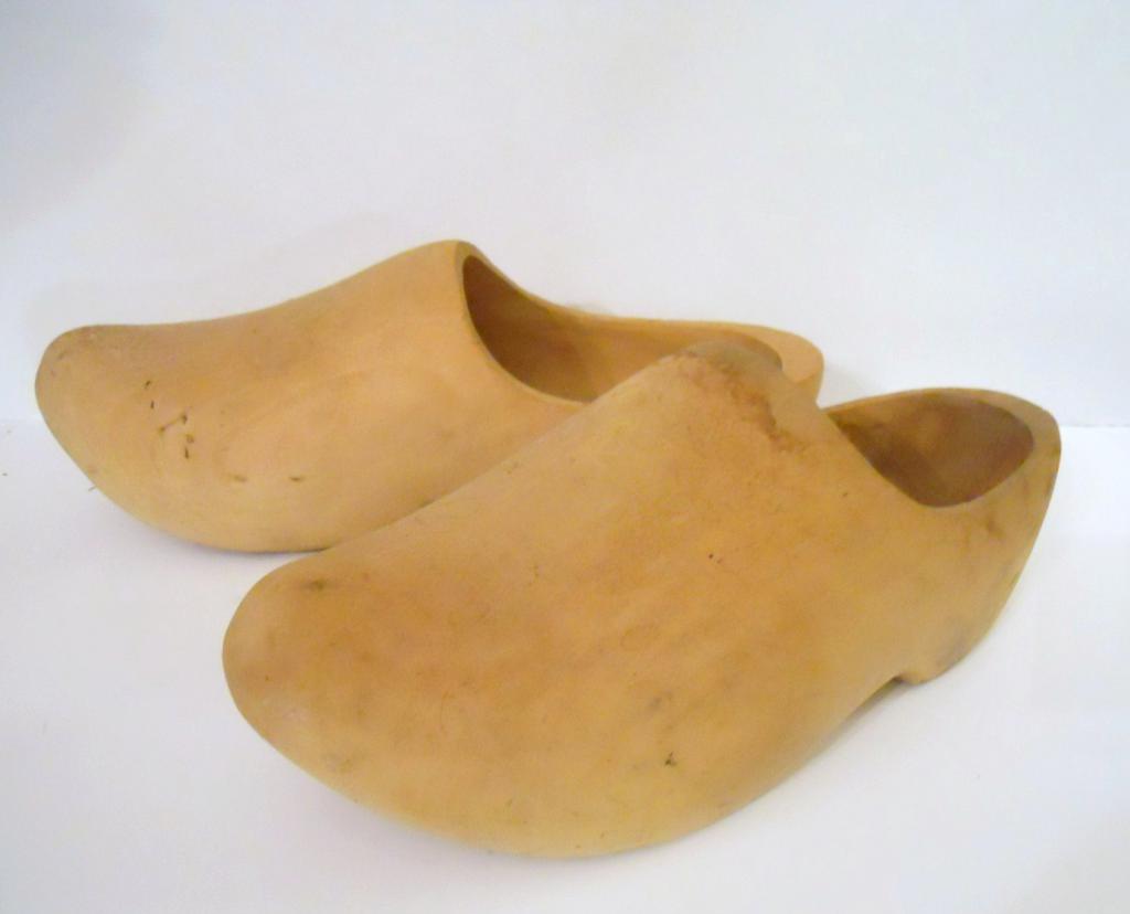 Medieval wooden shoes