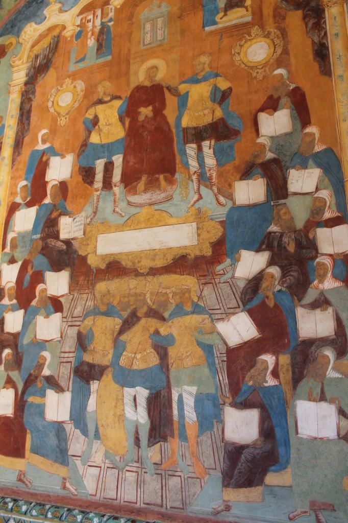 Фрагмент росписи в православной церкви