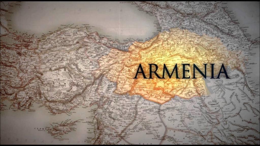Армения на карте