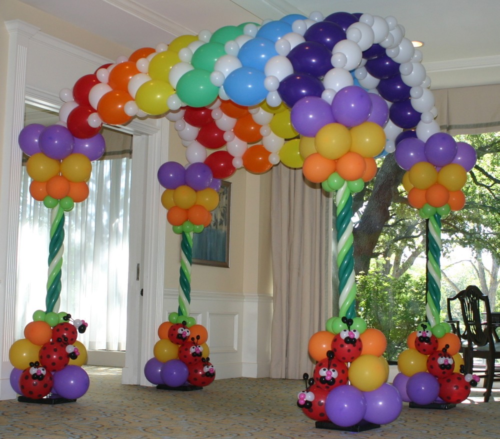 воздушные шары оформление зала