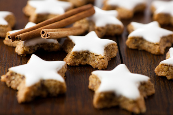 Печенье в форме звезды