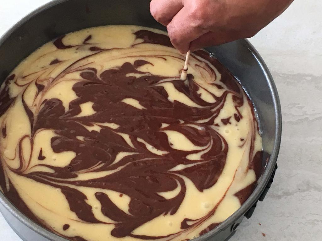 Процесс приготовления кекса