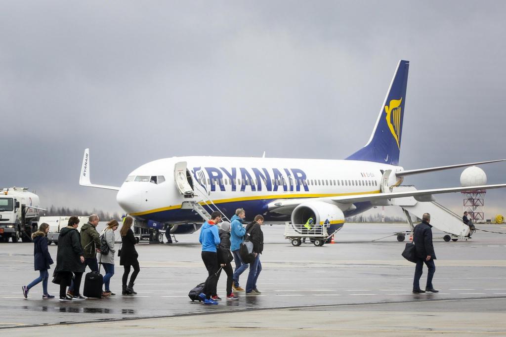 Самолет компании Ryanair