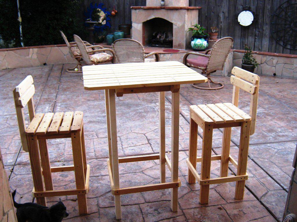homemade wood chairs