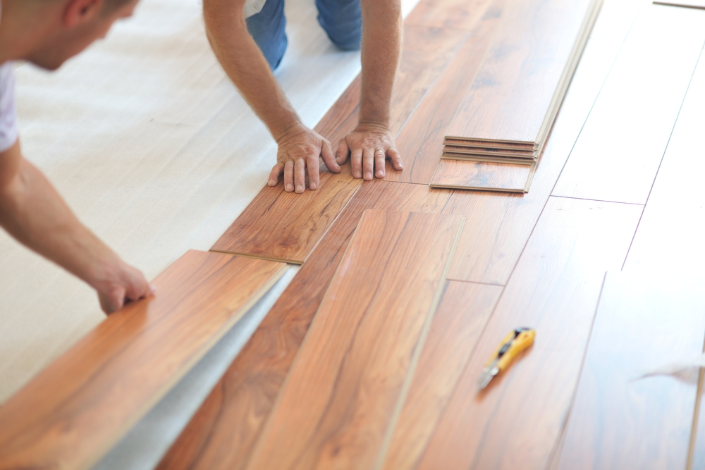 How to lay laminate flooring on a concrete floor