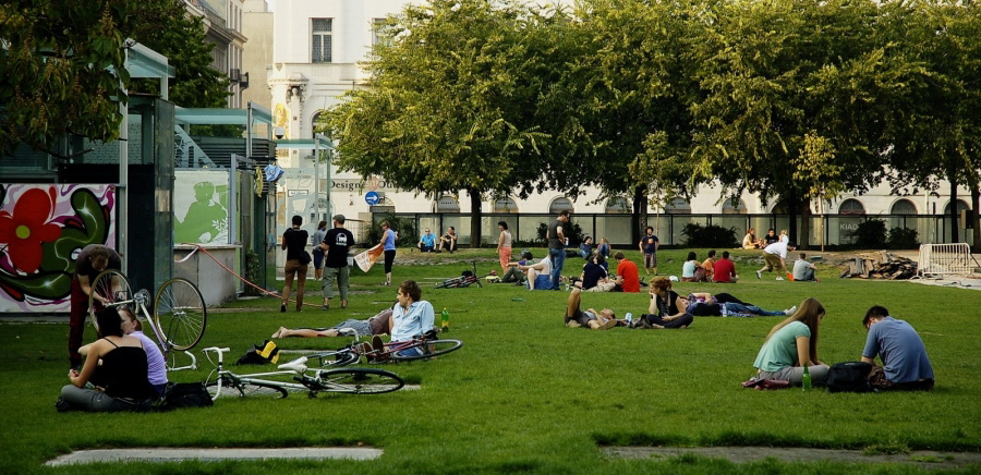 Отдых студентов в Будапеште.