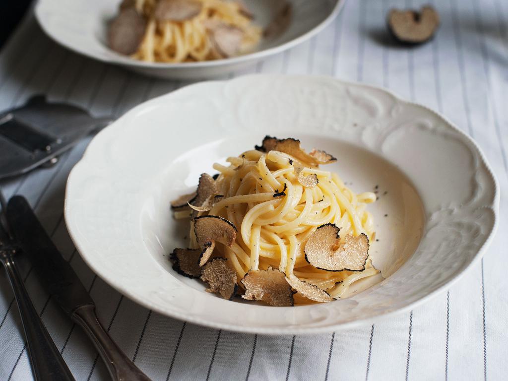 Как приготовить спагетти с трюфелями?