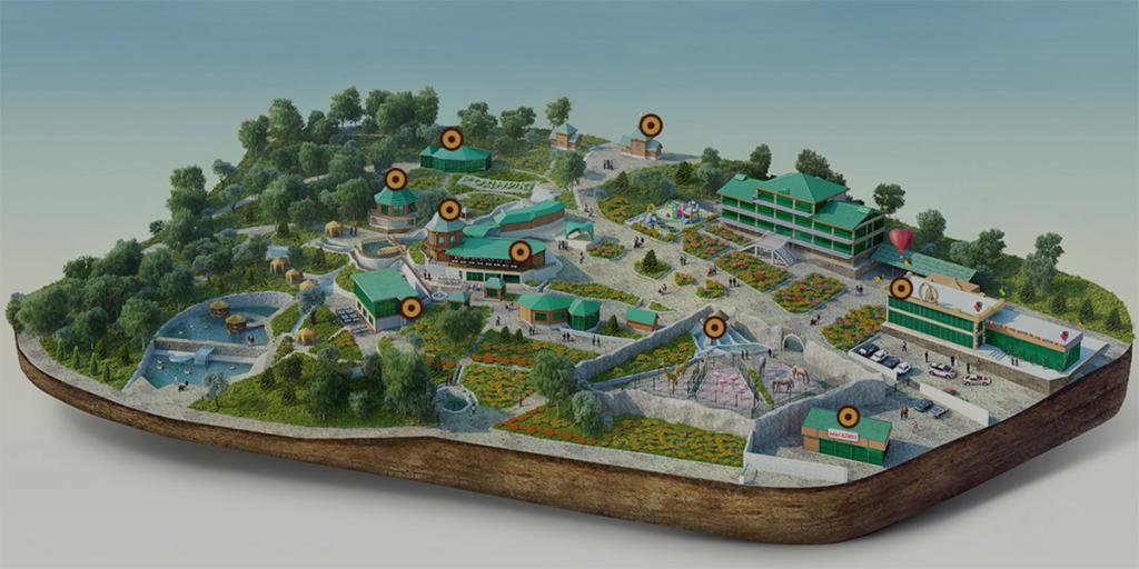 Подробная карта парка