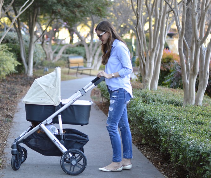 Mom with a stroller