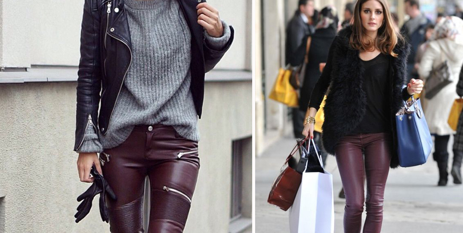 The image with leather pants