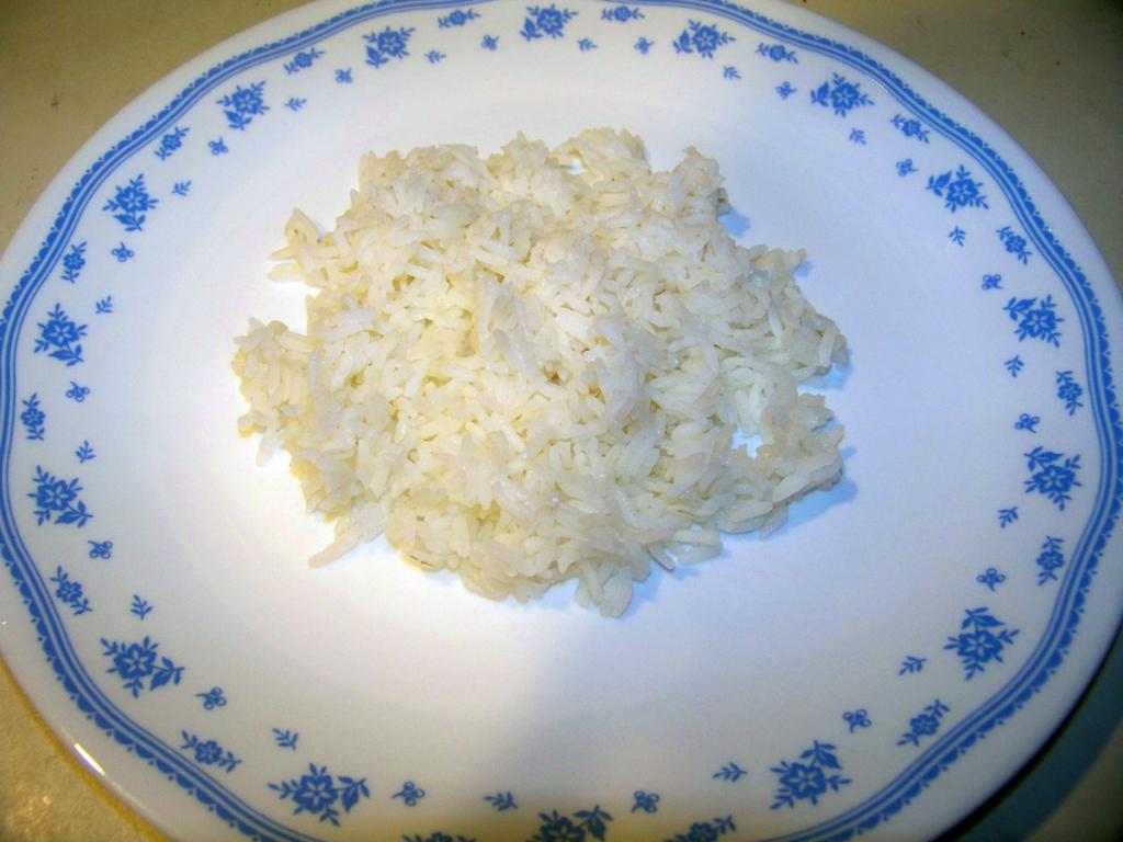 undercooked rice