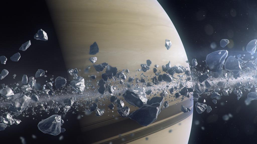 Кольца Сатурна изо льда