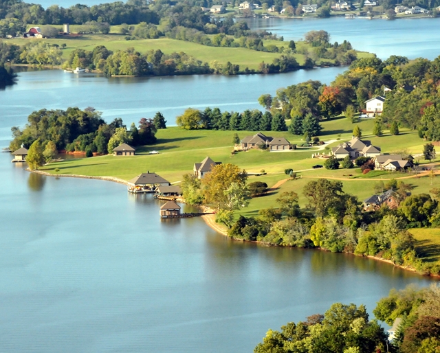 The splendor of the river expanses with a house on the shore