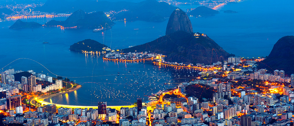 Вид на Бразилию с высоты