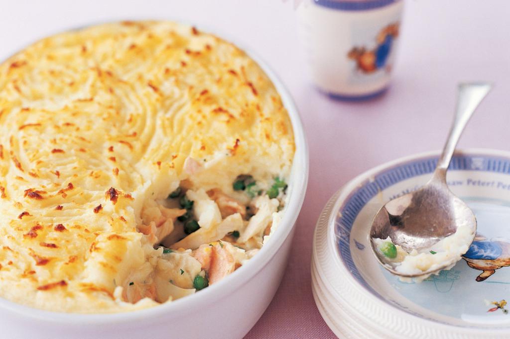 Fish pie serving option