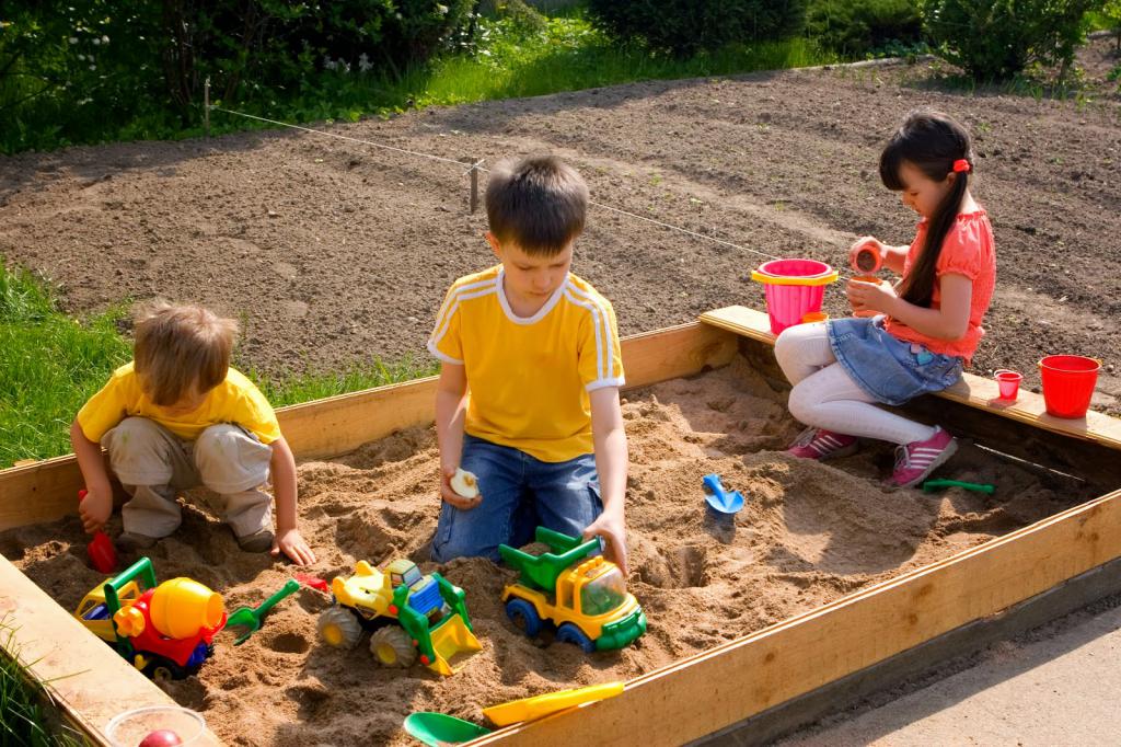 деревянные песочницы для детей