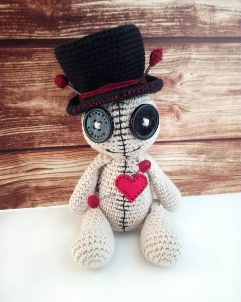 Ready-made needle voodoo doll