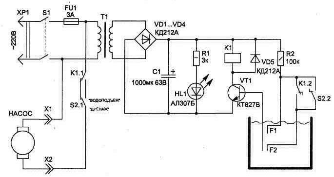 water pump circuitry