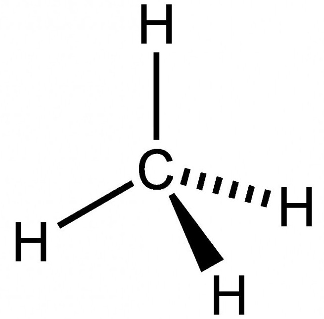напишите структурные формулы метана