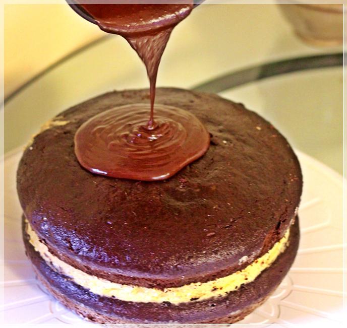 бисквитный шоколадный торт простой рецепт 