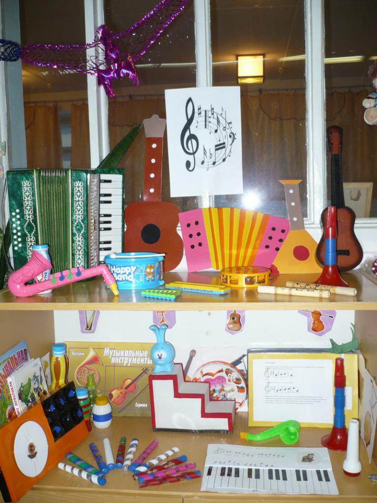 Музыкальный стенд в детском саду оформление фото