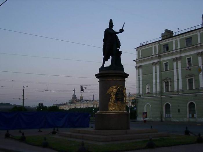памятник суворову в петербурге