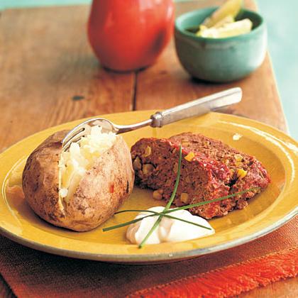 запеченная картошка с мясом в духовке