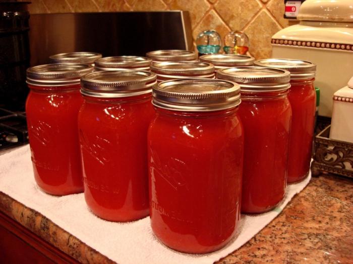 томатный сок приготовление в домашних условиях