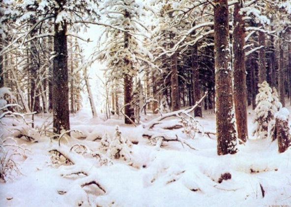 картина Шишкина «Зима»