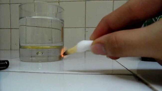 how to test honey with fire