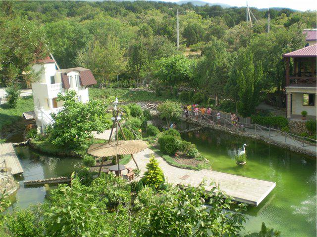 Old park in the village of Kabardinka