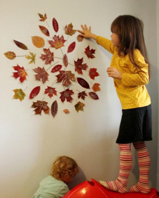 crafts applique on the theme of autumn