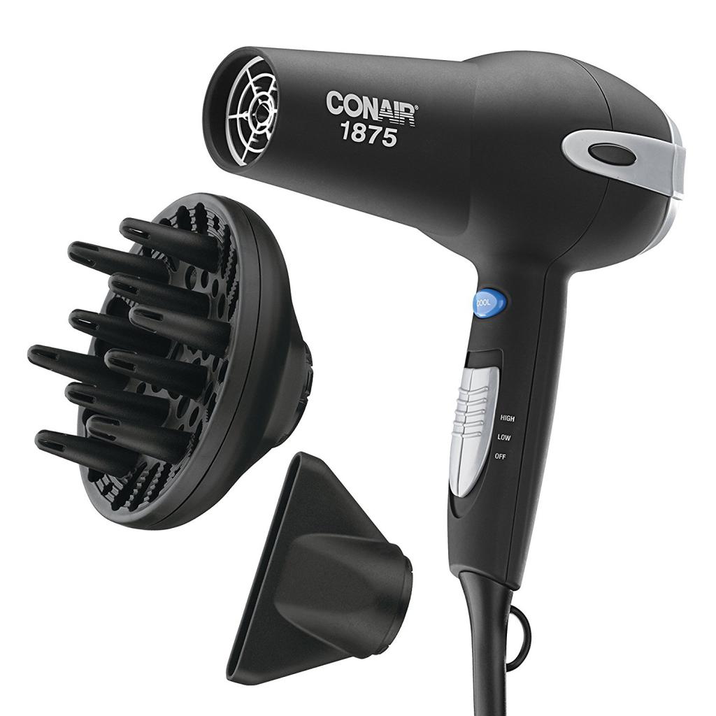 Hair dryer with diffuser