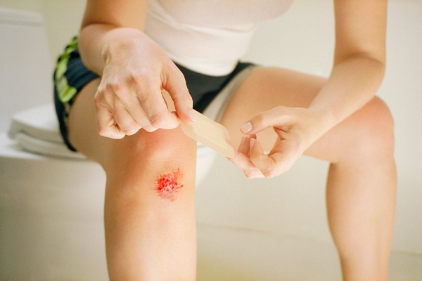 Повреждение кожных покровов ноги