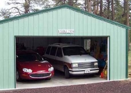 Garage for two cars, sizes