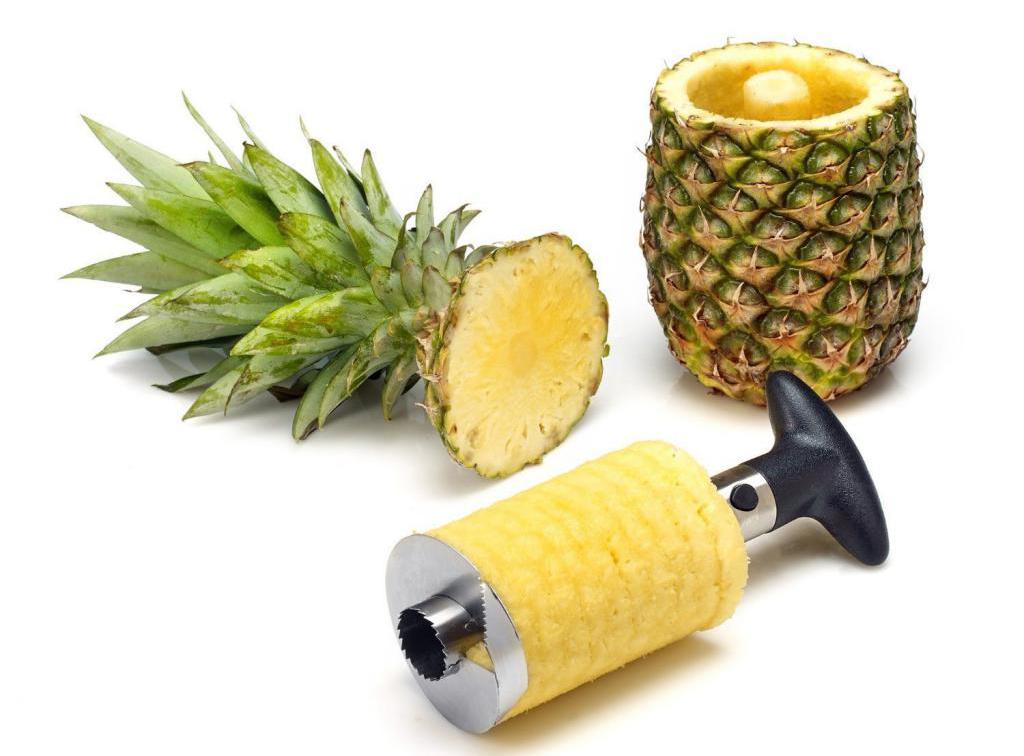 Как чистить ананас в домашних условиях ножом фото пошагово