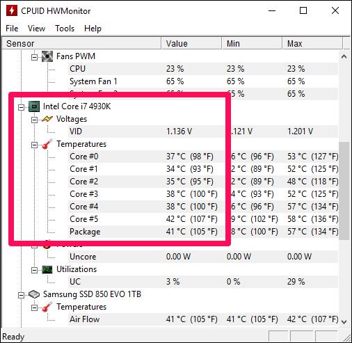 Checking the normal temperature.