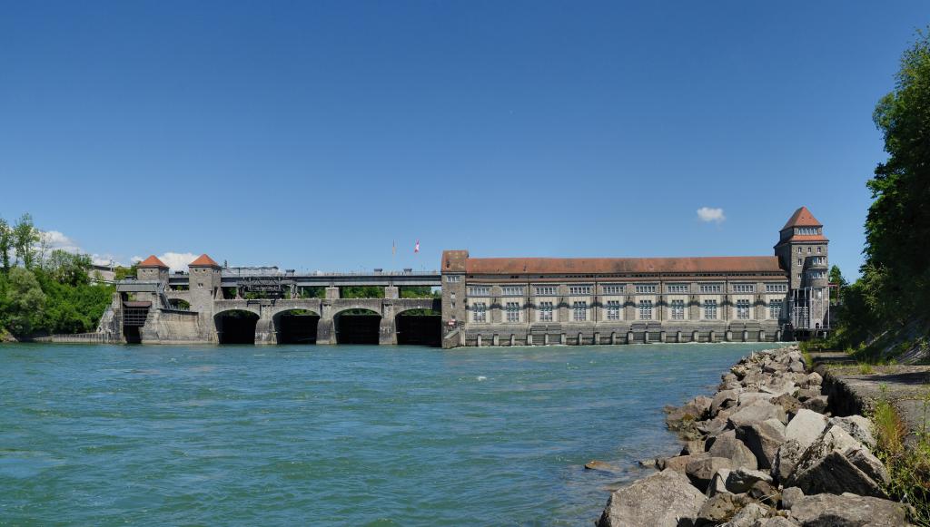 ГЭС 1914 года на Рейне