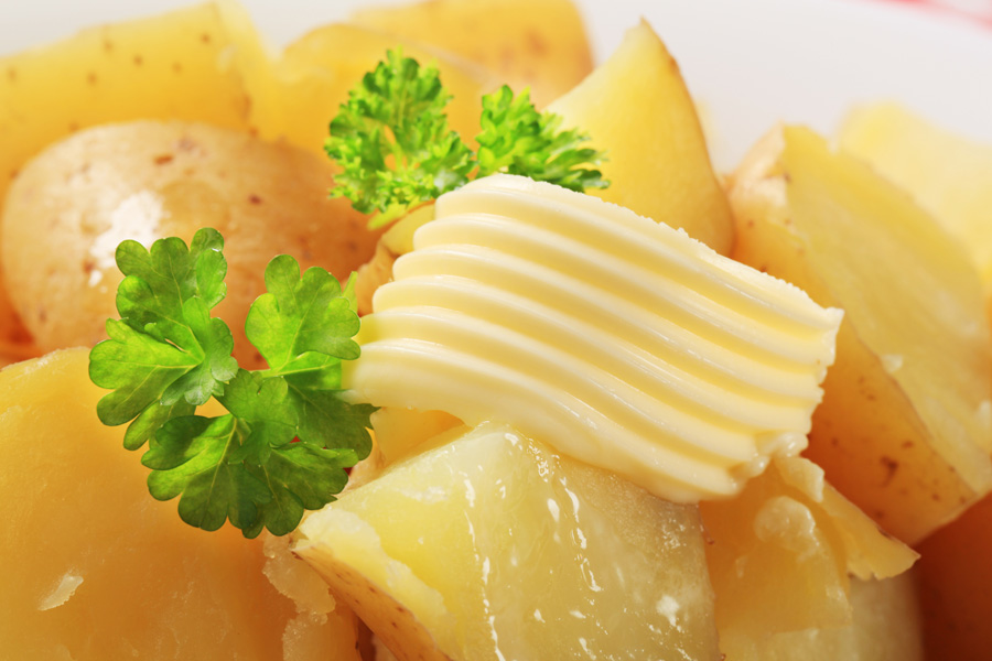 картошка с маслом