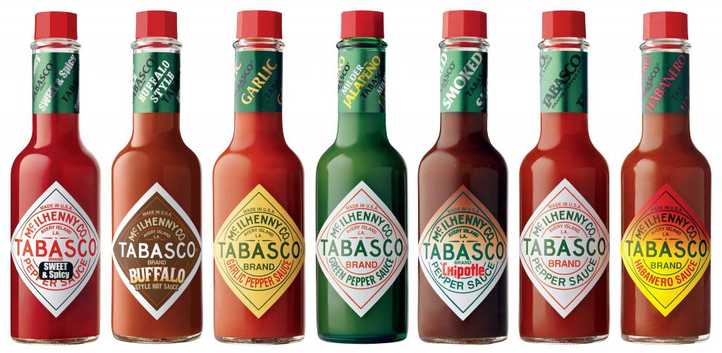 varieties of tabasco