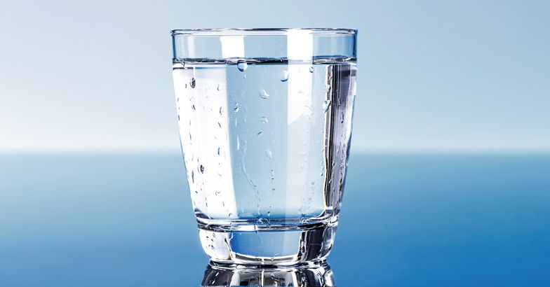 Glass of water