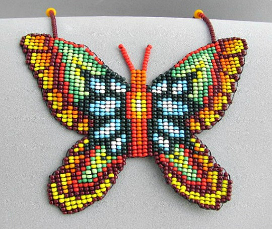 make butterfly bead pattern