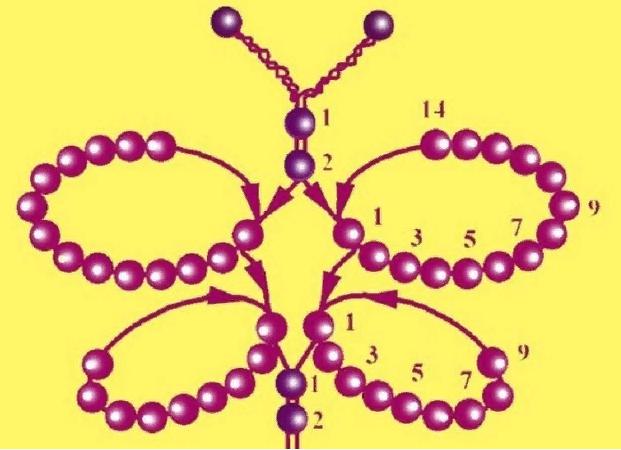 бабочка из бисера своими руками