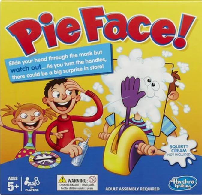 Коробка игры "Пирог в лицо"