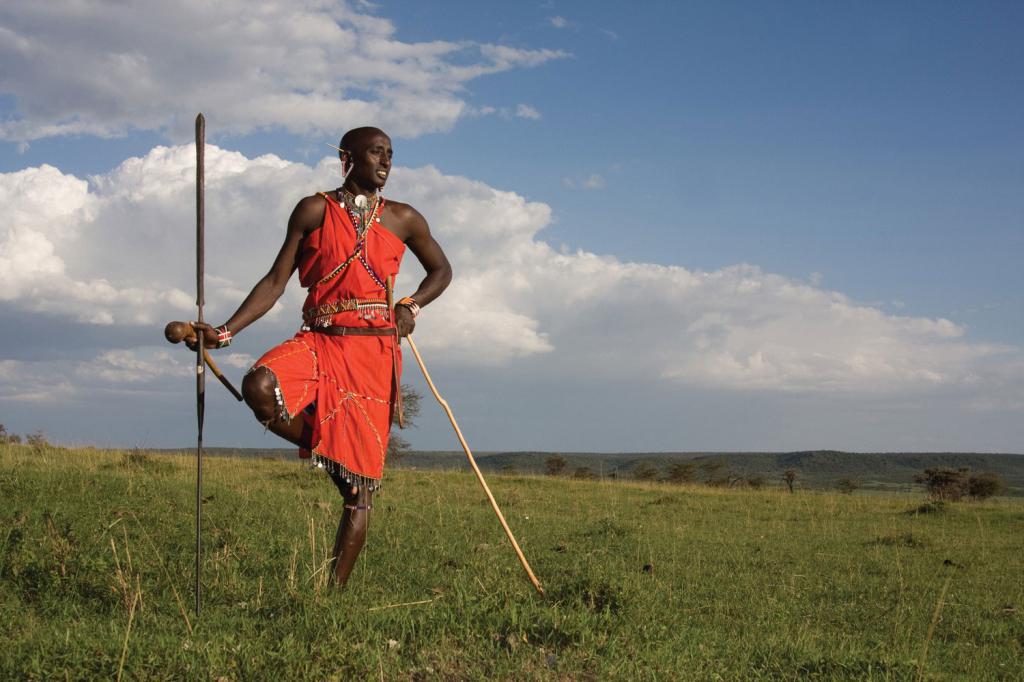 Мужчина из племени масаи